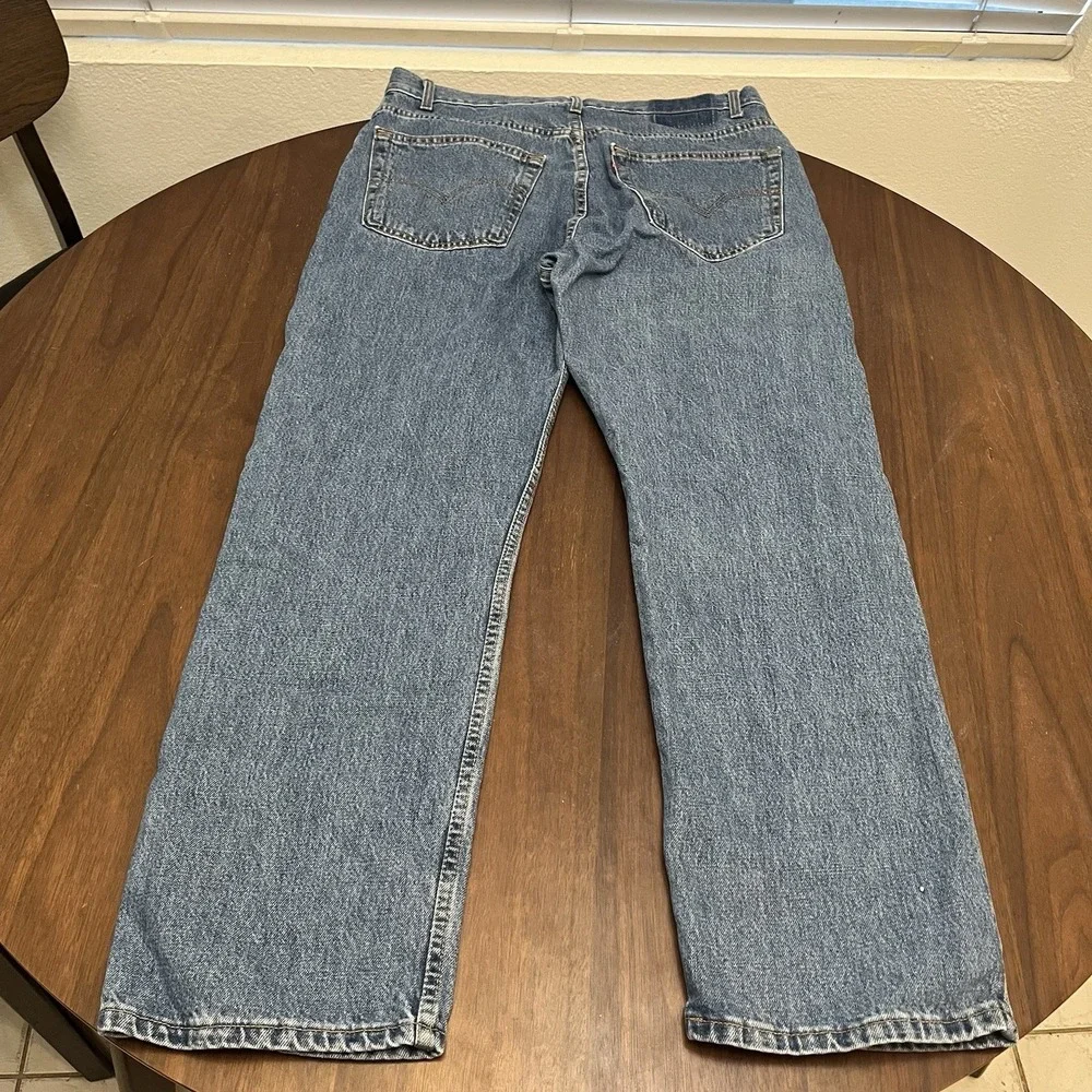 Vintage Levis 505 Mens 36x30 Jeans Straight Leg Regular Fit Denim Made In Canada